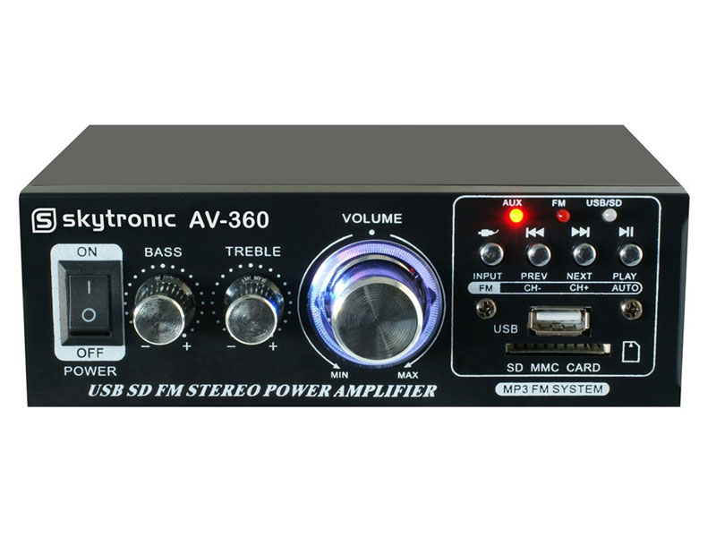 AV-360 - Amplificateur Mixeur Stéréo Mégaphone