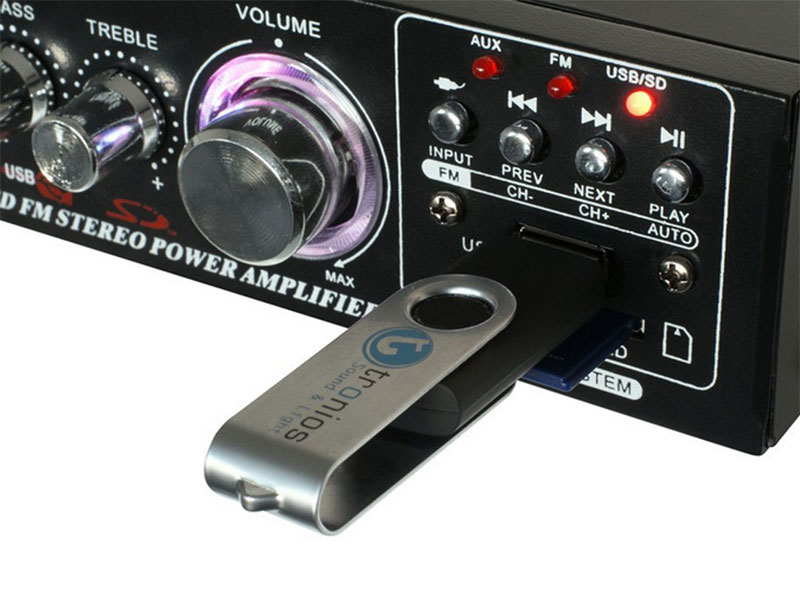 AV-360 - Amplificador Misturador Stereo Megafone