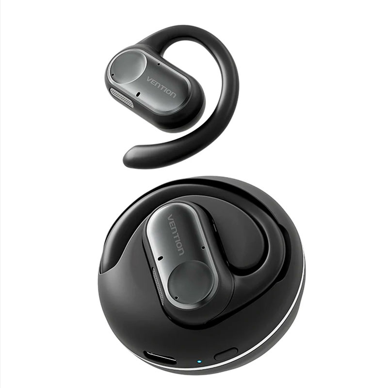 VENTION NBPB0 - Écouteurs Bluetooth Open Ear 5.3 Sport IPX5 avec 35h d’Autonomie et Commandes Tactiles