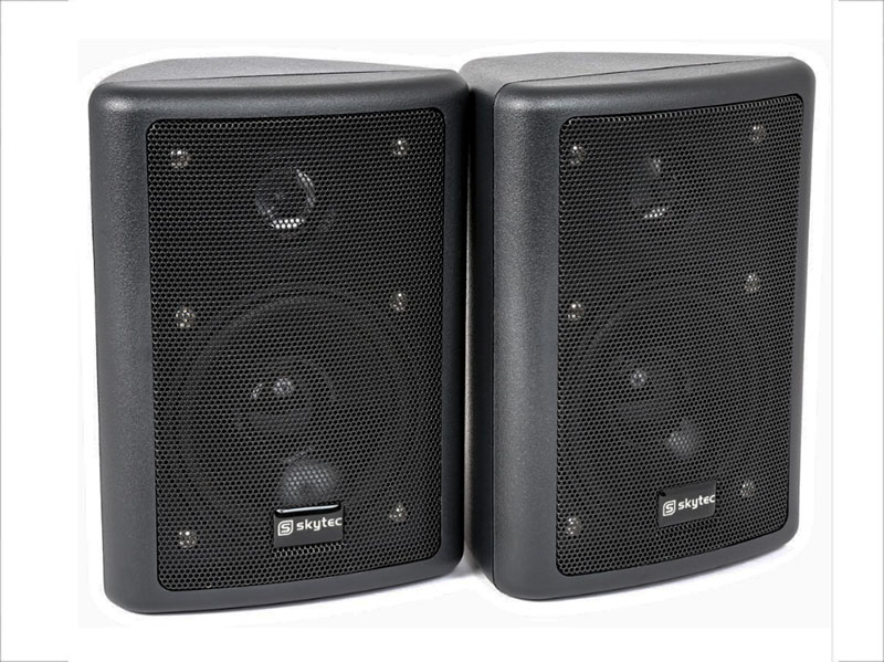 Skytronic 100.016 - Set of 2 Way Acoustic Boxes 75 W 8 Ohms