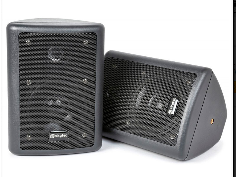 Skytronic 100.016 - Set of 2 Way Acoustic Boxes 75 W 8 Ohms