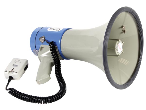 Velleman MP25SFM - Power Megaphone 25 W with Handheld Microphone - SM25N