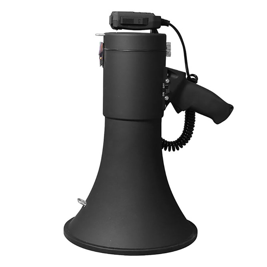 Velleman MP66S - Mégaphone 50W, Microphone à Main, Enregistrement de 700 secondes, USB, Bluetooth