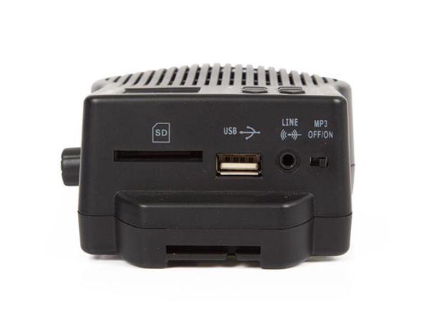 Velleman PA10002 - Sistema de Audio Portatil Conferencias Con Radio, Puerto USB y Ranura de Tarjeta SD
