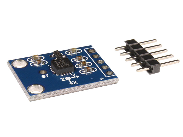 3 axis accelerometer - Board-Mounted - ± 3g with Pins - ADXL355