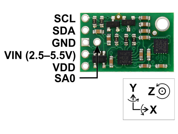 Pololu 2468 - MiniMU-9 v3 Module