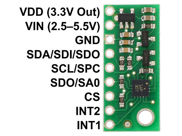 Pololu 2126 - Capteur Haute Précision pression baromètre altimètre - LPS331AP