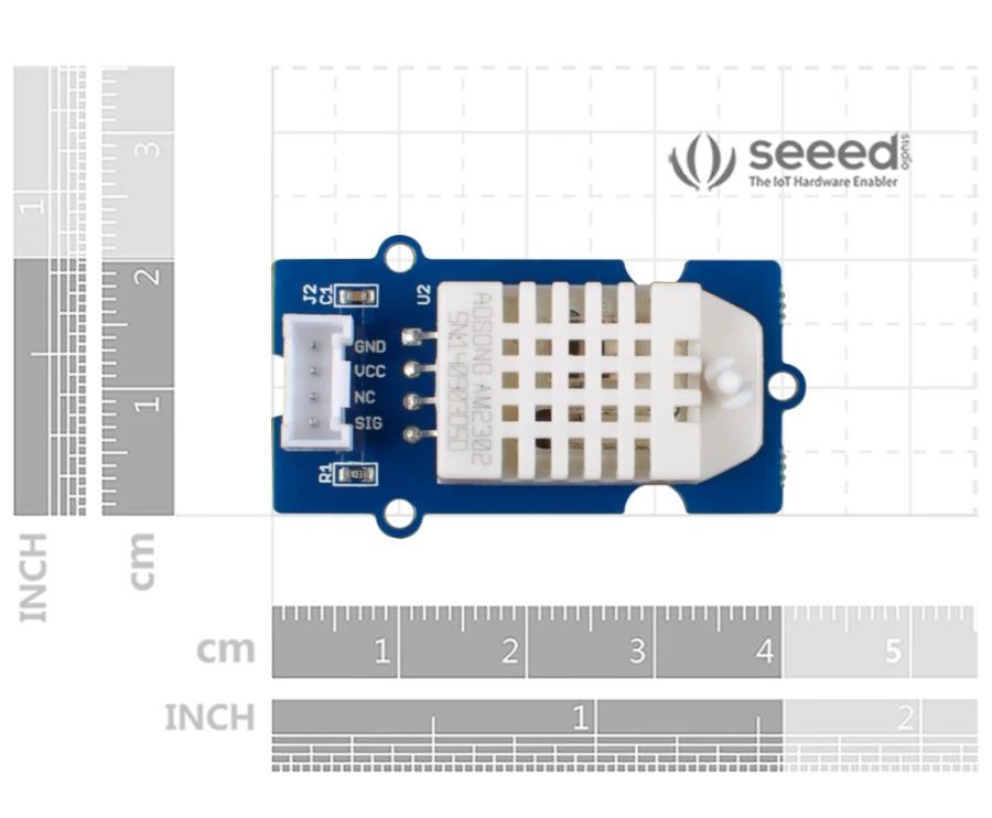 Seeed Studio DHT22/AM2302 - Capteur d&aposhumidité et de température - Plug and Play - 101020019