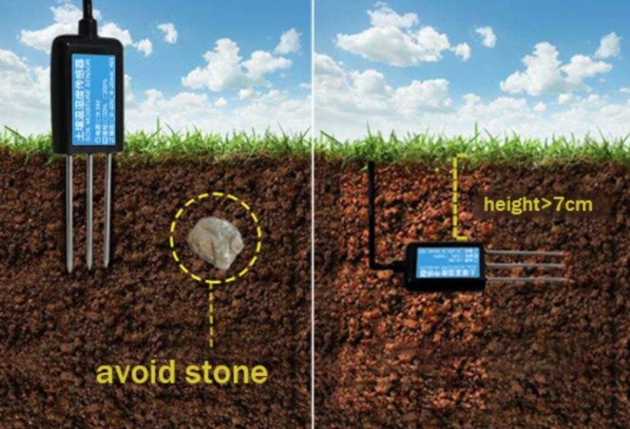 ComWinTop TH-V10 - Capteur de température et d&aposhumidité du sol RS485