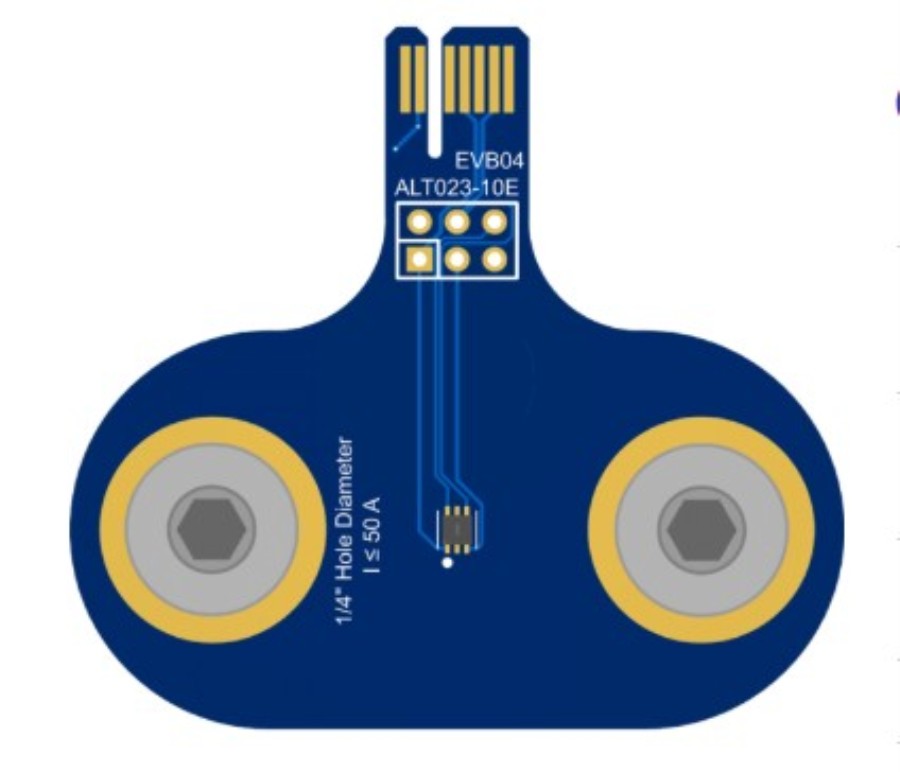 NVE Corporation ALT023-10E-EVB04 - Placa de evaluación del sensor de corriente TMR de 50 A