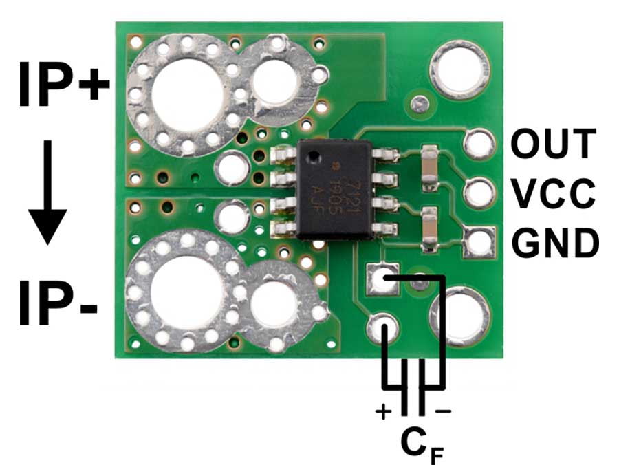 Pololu ACHS-7123 - Capteur de Courant -30 A .. +30 A - 4032