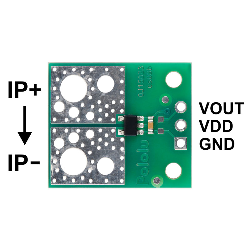 Pololu ACS37042KLHBLT-030B5 - Capteur de Courant Bidirectionnel ±30 A 5V | Capteur Hall Analogique - 5457