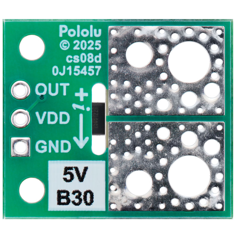 Pololu ACS37042KLHBLT-030B5 - Capteur de Courant Bidirectionnel ±30 A 5V | Capteur Hall Analogique - 5457