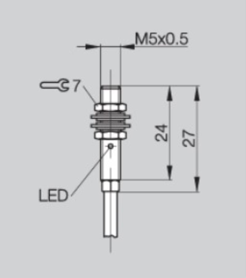 Balluff BES 516-3005-G-E4-C-PU-02 - Capteur de Proximité 1,5 mm Inductif Flush - M5 x 0,5 - PNP