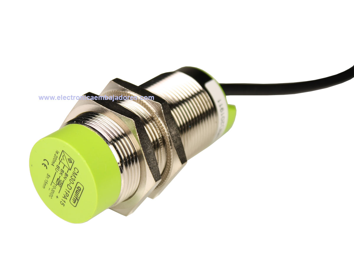 qwifm Non Flush - Sensor Proximidad Capacitivo - No Enrasado - Ø 30 mm - Salida PNP