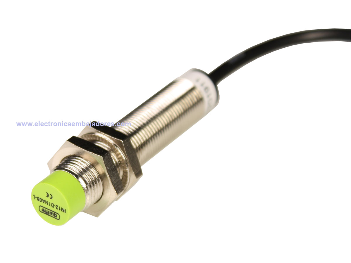 qwifm Non Flush - Sensor de Proximidade Indutivo - Ø 12 mm - Saída NPN - IM12-D1NA08-L