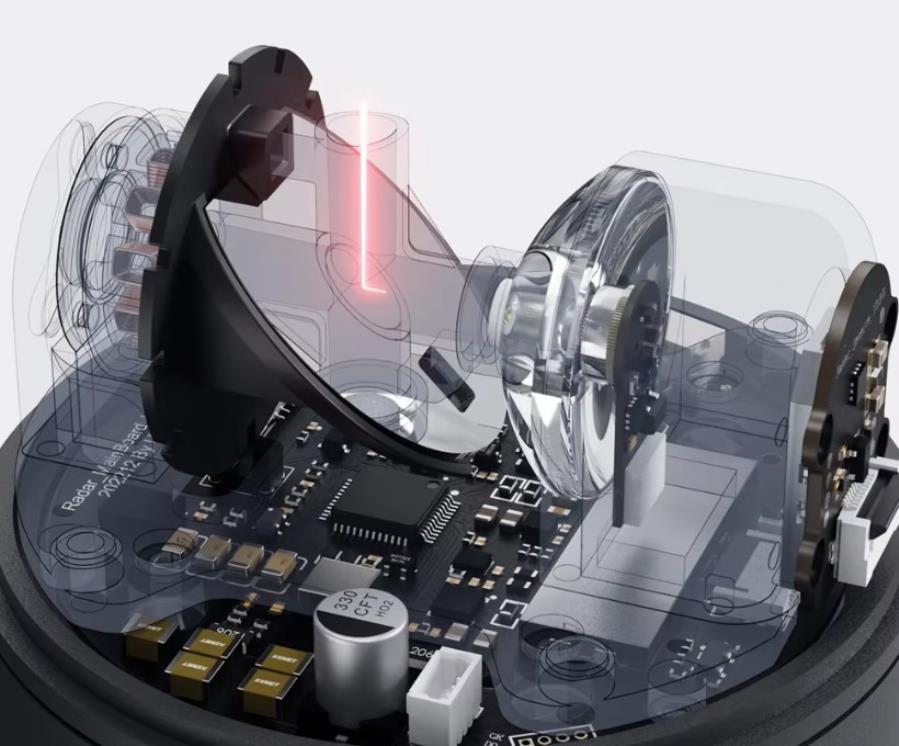 Unitree Robotics 4D LiDAR L1 PM - Capteur de distance LiDAR 4D - Serial - 360° x 90° - 0,05 à 30 m