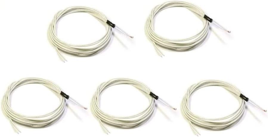 Resistencia NTC 100K 1% con Cable para Impresora 3D - 5 Unidades