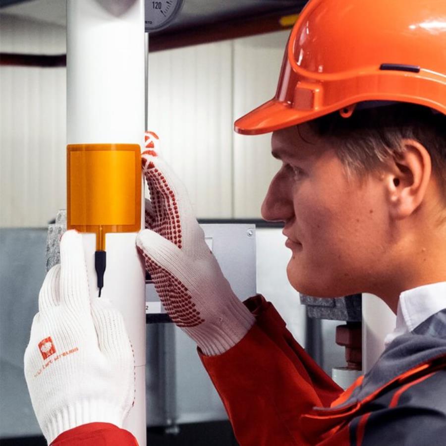 Hukseflux FHF05-85x85-02 - Capteur Flux Thermique Laminaire avec Diffuseur Thermique et Capteur Température 85x85 mm-Câble 2 m