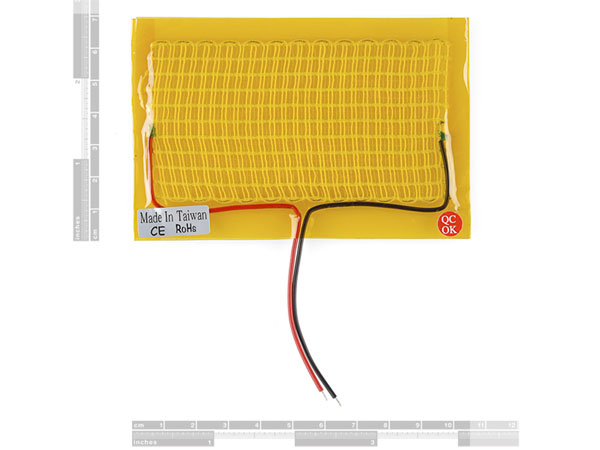 Sparkfun COM-11288 - Tela Calefactable 5x10 cm
