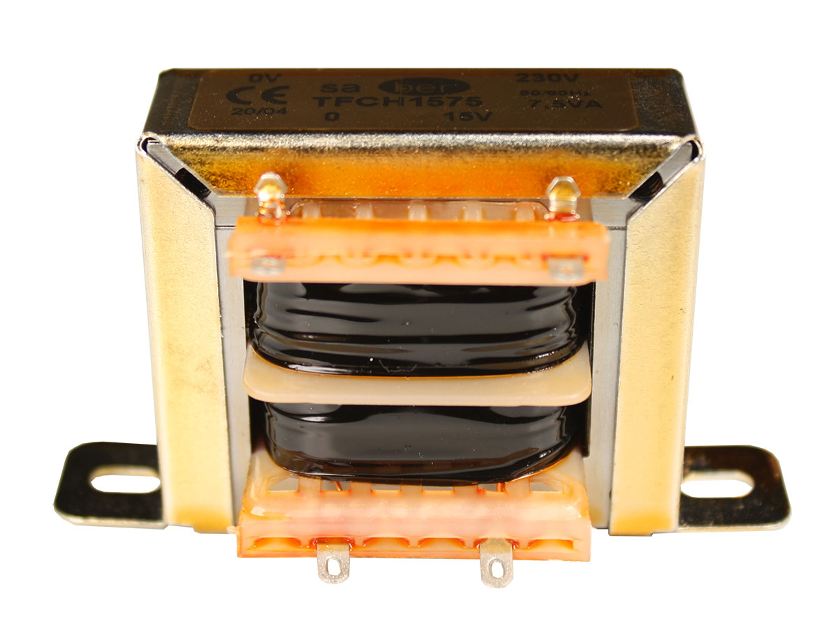 Transformador Chasis Abierto 15 V 7 5 VA 500 MA