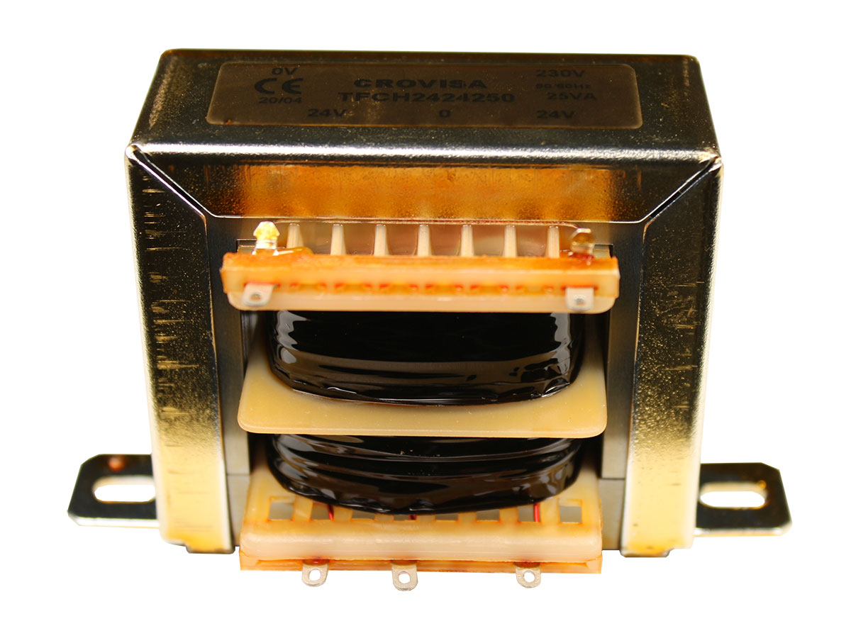 Transformador con TC de 110V - 220V a 12V, 1A - Guatemala