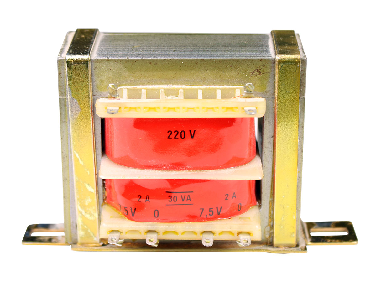 Orbi Eléctrica 30VA - Transformateur Chassis Ouvert - 2 x 7,5 V - 30 VA - 2 x 2 A - SA27530