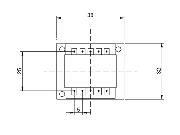 Transformador Chasis Abierto - 6 V - 3,0 VA - 500 mA - HR-C3814050-00