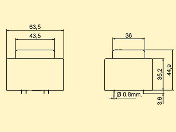 Encapsulated Transformer - 12 V - 25 VA - 2.00 A