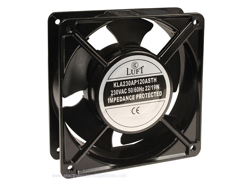 Luft KLA230AP120ASTH-C - Ventilador Axial Casquillo 120 x 120 x 38 mm - 230 Vca - KLA230AP120ASTH