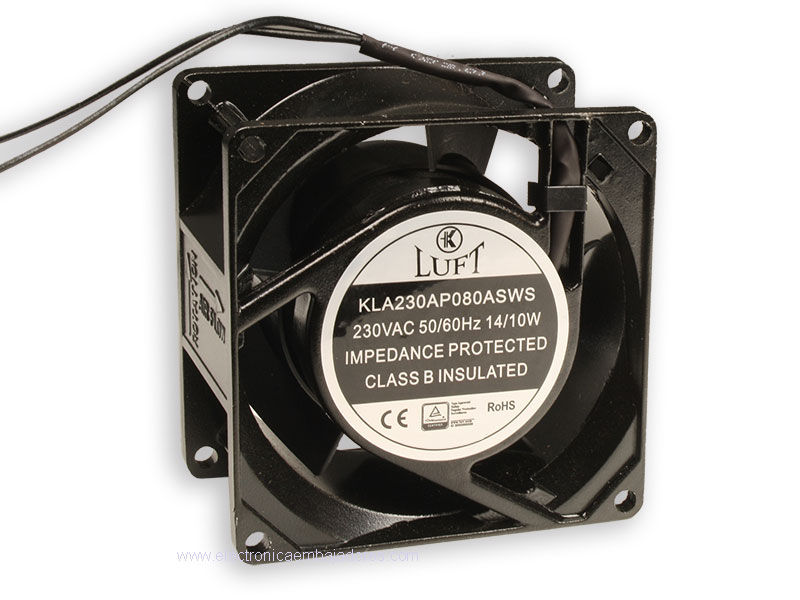Luft KLA230AP080ASWS - Ventilador Axial Casquillo 80 x 80 x 38 mm - 230 Vca
