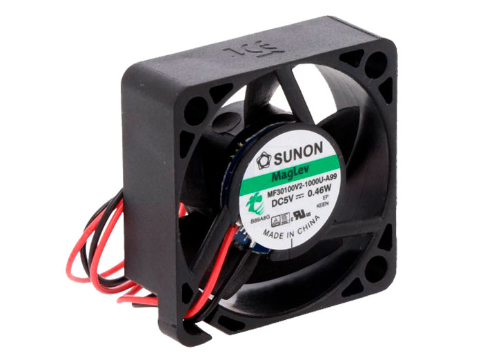Sunon MF30100V2-A99-A - Ventilateur axial à billes  30 x 30 x 10 mm - 5 Vcc