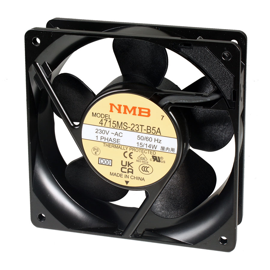 NMB 4715MS-23T-B5A-D00 - Ventilateur axial à billes 119 x 119 x 38 - 230 Vca