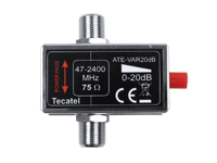 Tecatel VAR20 - Attenuateur Antenne TV 0-20 dB