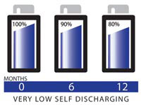 1.2 V - 2900 mAh NiMH AA Battery - 4 Unit Blister Pack