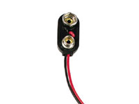 Portapilas 1 Pila 9 V con Cable