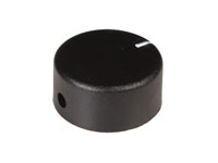 Repro - Botón de Mando 6 mm Negro 33 mm Diámetro - 233/0201