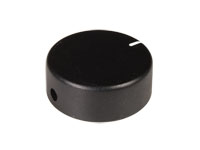 Repro - 6 mm Black Control Knob - 41 mm Diameter - 241/0201