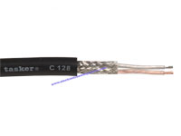 Emelec Q3-128 - Câble Blindé Rond Audio 2 Conducteurs