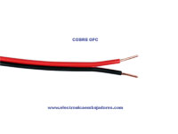 Emelec K-102/075 - Câble Parallèle Rouge et Noir Polarisé 2 x 0,75 mm²