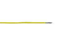 Câble Unipolaire Multibrins Flexible 0,25 mm² Jaune - 100 m