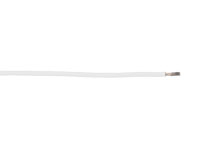 Câble Unipolaire Multibrins Flexible 0,25 mm² Blanc - 10 m