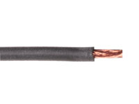 Cable Unipolar Multifilar Silicona 1 mm² Negro - Puntas de Prueba - CFS10N