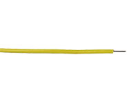 Câble Monobrin Unipolaire Rigide 0,28 mm² Jaune - 100 m
