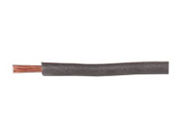 Câble Silicone Unipolaire Multibrins Flexible 0,5 mm² Noir - 1 m - 1X0,5SILNG