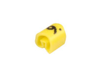 Pliotex - Bag of 100 Cable Markers Ø2.2-Ø5 mm - Yellow no. 9 - TPTV45-9-AM