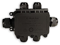 Water-Proof Connection Box - 6 Channels - IP68 Water Resistant - 123 x 92 x 37 mm