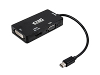 Conversor Video mini-DisplayPort (miniDP) para DVI, HDMI, VGA - 10.16.3302.BK