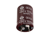 FUY - Radial Electrolytic Capacitor 100 µF - 450 V - 105°C