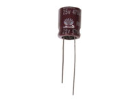 Condensador Electrolítico Radial 470 µF - 25 V - 105°C